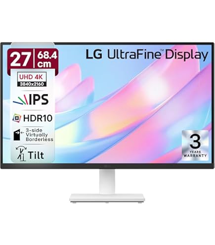 LG 4K 27インチモニター　(27UQ850-W) 27
